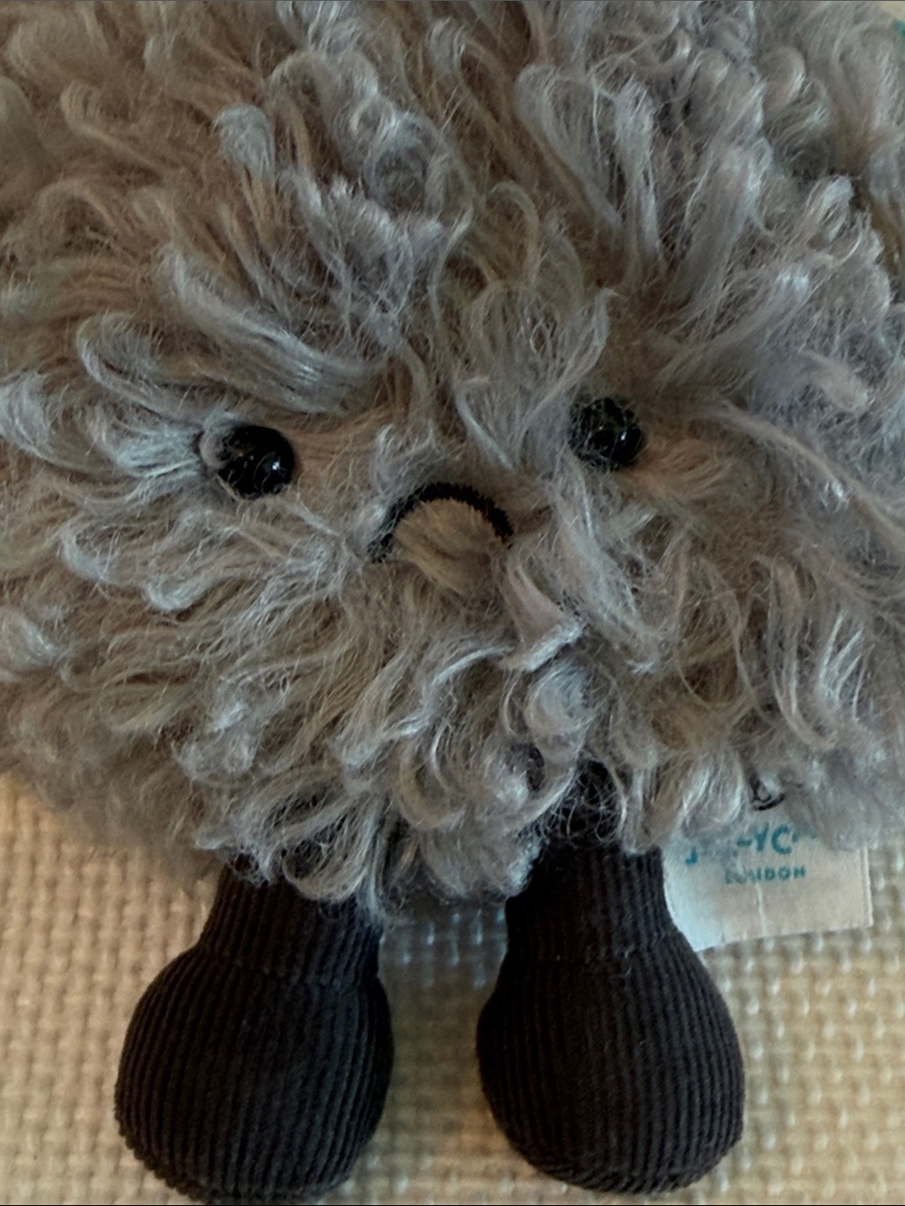 NEW Jellycat Amuseables Storm Cloud Bag Charm Plush Keychain Soft Toy Gift Grey - Picture 3 of 11